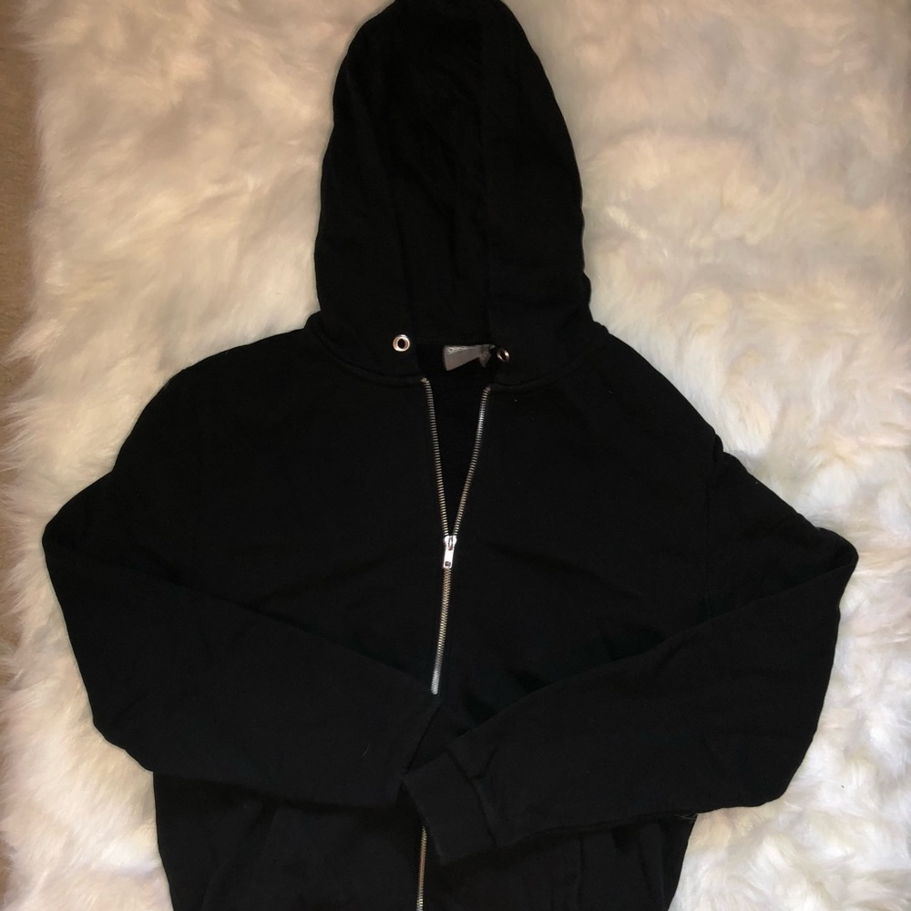 Women’s Medium ASOS Black Zip Up Hoodie